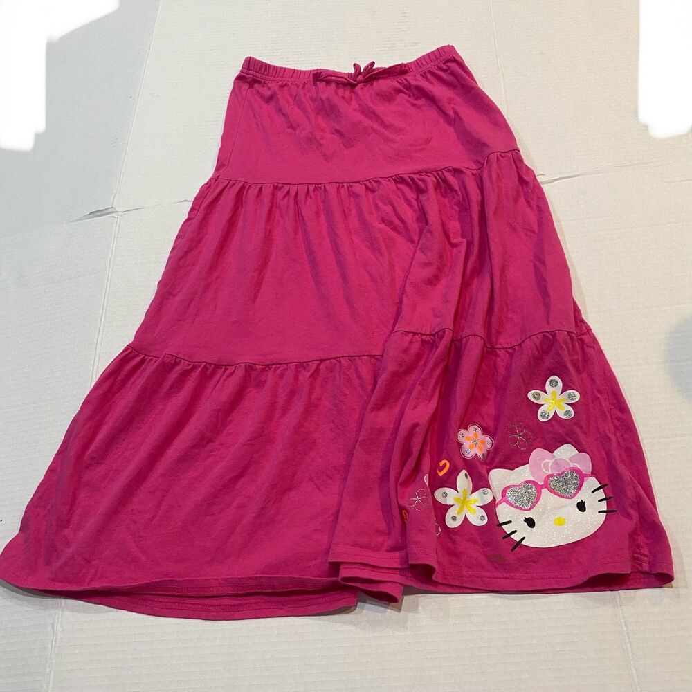 Hello Kitty Sanrio Girl’s Pink Skirt Size Medium (7/8) Read Description